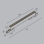 Трековый магнитный светильник Maytoni Points TR193-1-10W2.7K-M-B