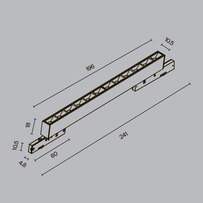 Трековый магнитный светильник Maytoni Points TR193-1-10W3K-M-B