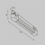 Трековый трехфазный светильник Maytoni Points TR195-3-10W2.7K-M-W