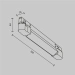 Трековый трехфазный светильник Maytoni Basis TR196-3-10W2.7K-W