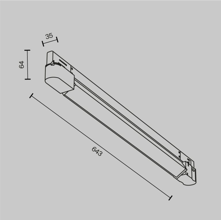 Трековый трехфазный светильник Maytoni Basis TR196-3-20W2.7K-B