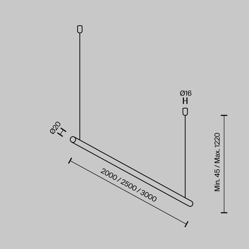 Подвес для опорного стержня Maytoni Pendant system Parity TRA130SWK-B Подвес для опорного стержня Maytoni Pendant system Parity TRA130SWK-B
