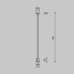 Крепление потолочное с прямым коннектором питания Maytoni Flarity TRA159C-IPC1-B