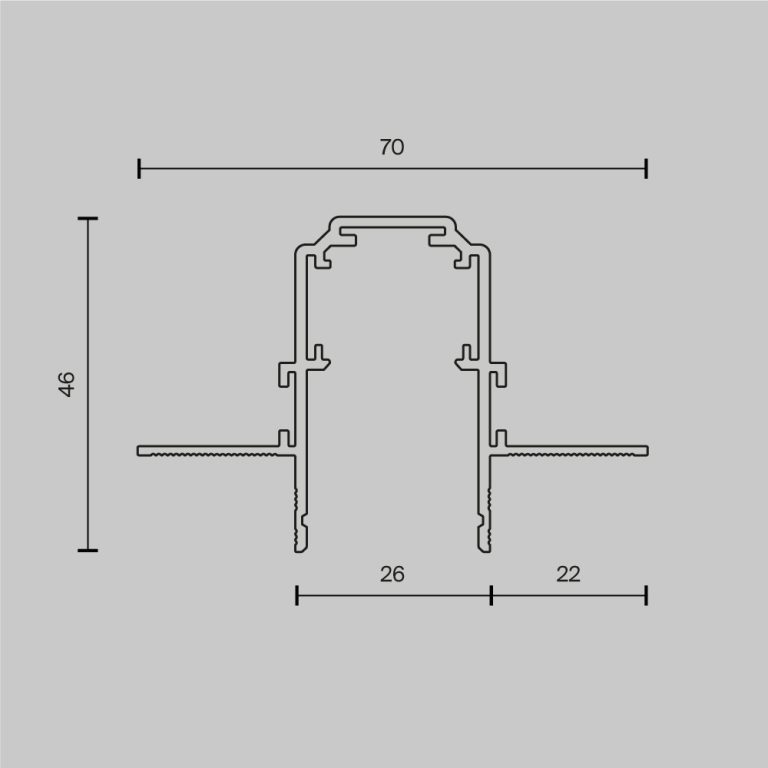 Шинопровод Maytoni Magnetic track system Exility TRX034-423.12B