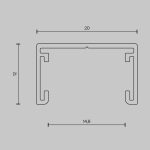 Шинопровод накладной Maytoni Busbar trunkings Basity TRX172-113B
