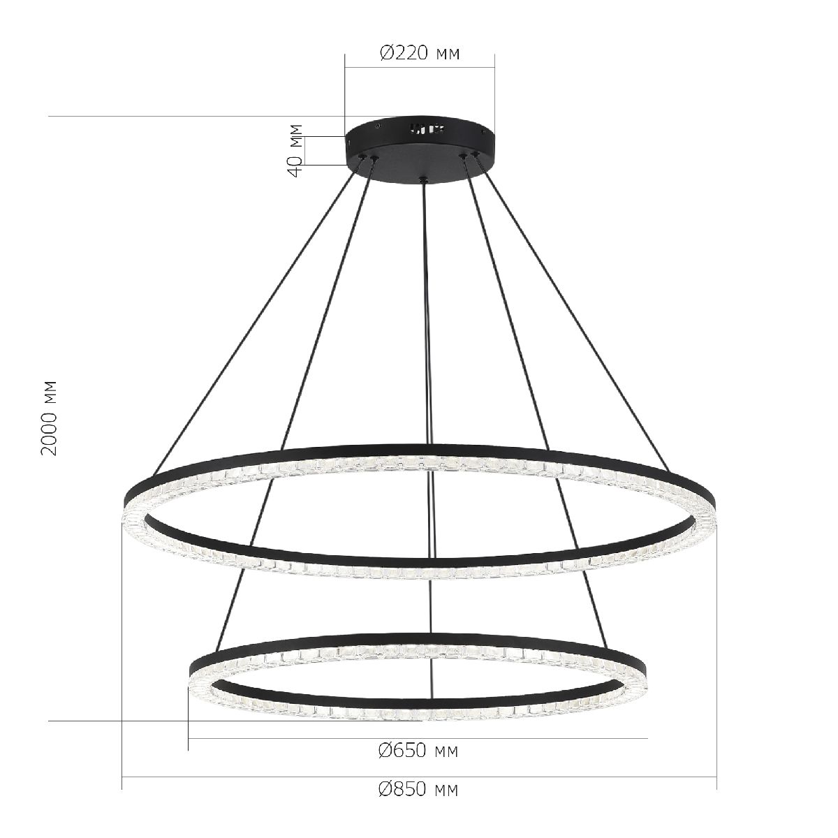 Подвесной светильник ST Luce Euclidics SL1018.403.02 Подвесной светильник ST Luce Euclidics SL1018.403.02