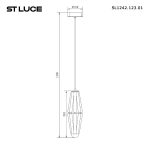 Подвесной светильник ST Luce Ciara SL1242.123.01