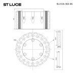Потолочная люстра ST Luce DeLight Collection SL1516.302.06