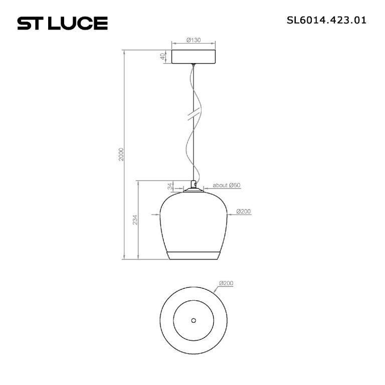 Подвесной светильник ST Luce Ripple SL6014.423.01