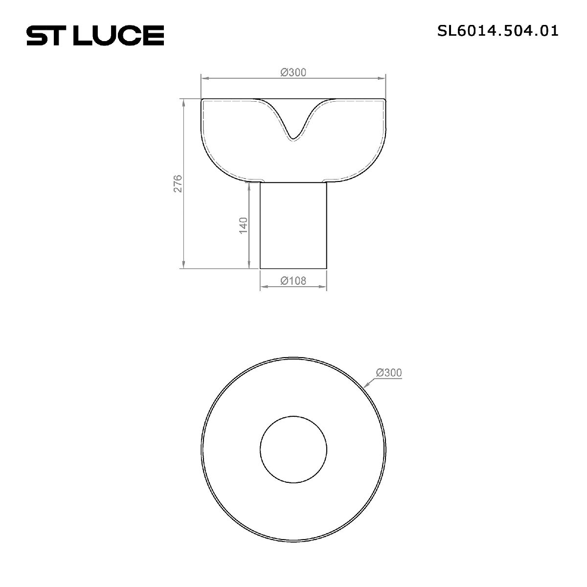 Настольная лампа ST Luce Ripple SL6014.504.01 Настольная лампа ST Luce Ripple SL6014.504.01