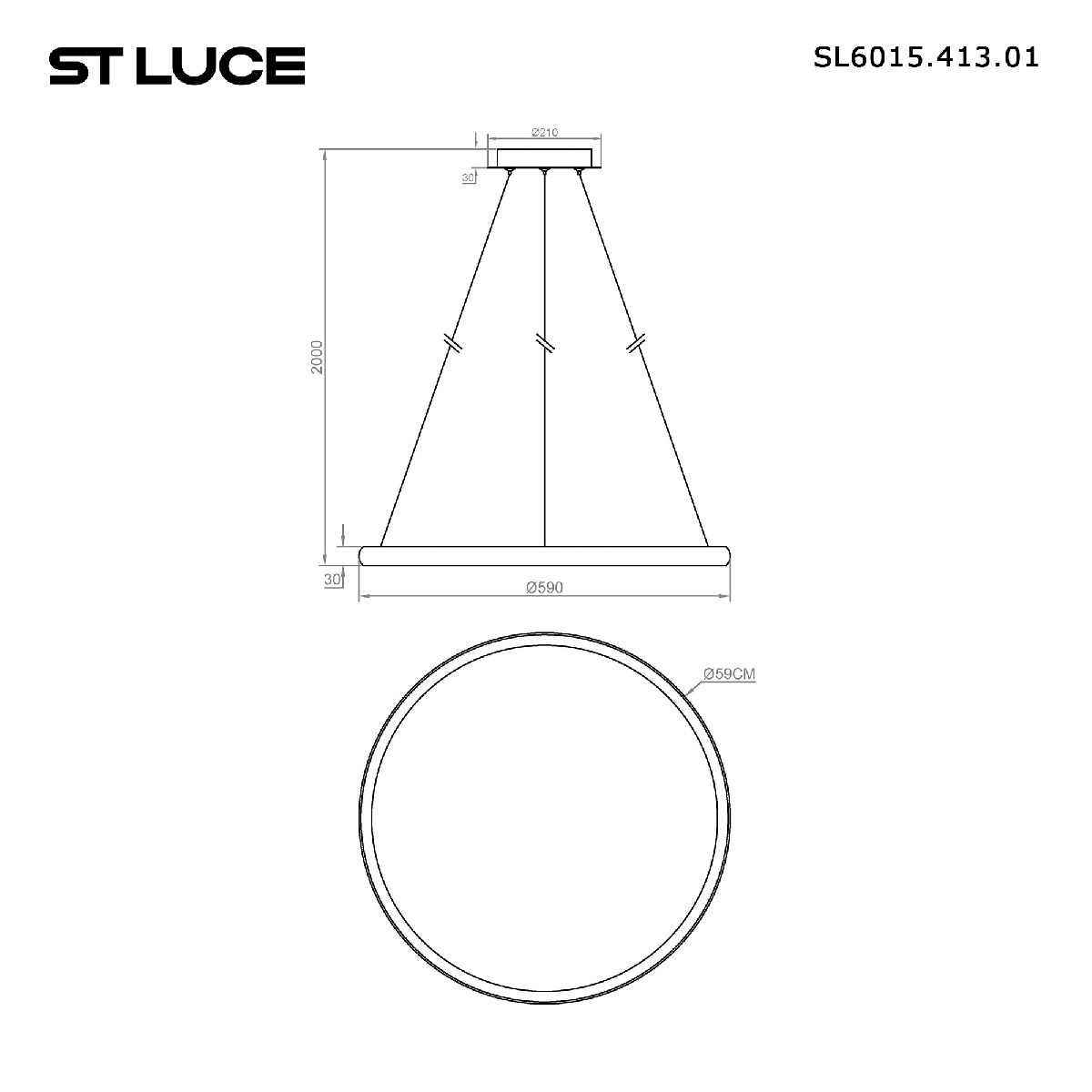 Подвесной светильник ST Luce Satellite SL6015.413.01 Подвесной светильник ST Luce Satellite SL6015.413.01