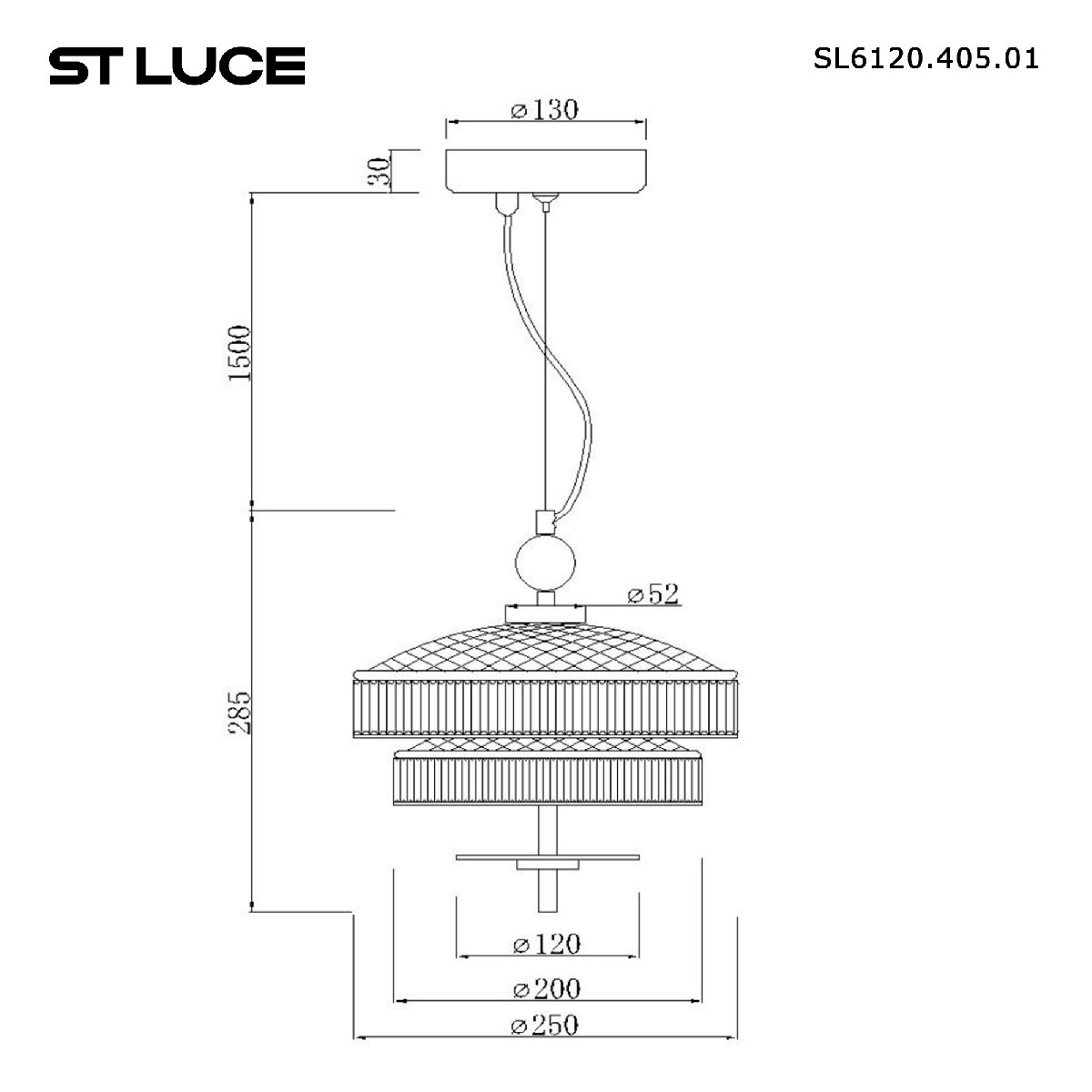Подвесной светильник ST Luce Oriental SL6122.303.01 Подвесной светильник ST Luce Oriental SL6122.303.01