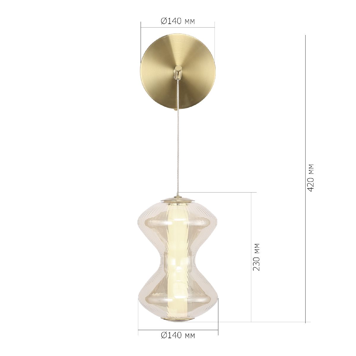 Бра ST Luce Spine SL6136.201.01 Бра ST Luce Spine SL6136.201.01