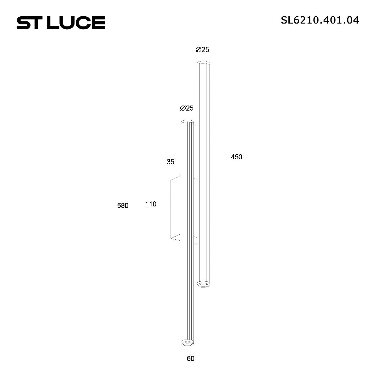 Настенный светильник ST Luce Lilt SL6210.401.04 Настенный светильник ST Luce Lilt SL6210.401.04