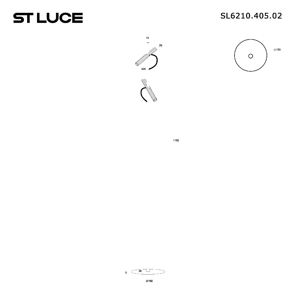 Торшер ST Luce Lilt SL6210.405.02 Торшер ST Luce Lilt SL6210.405.02