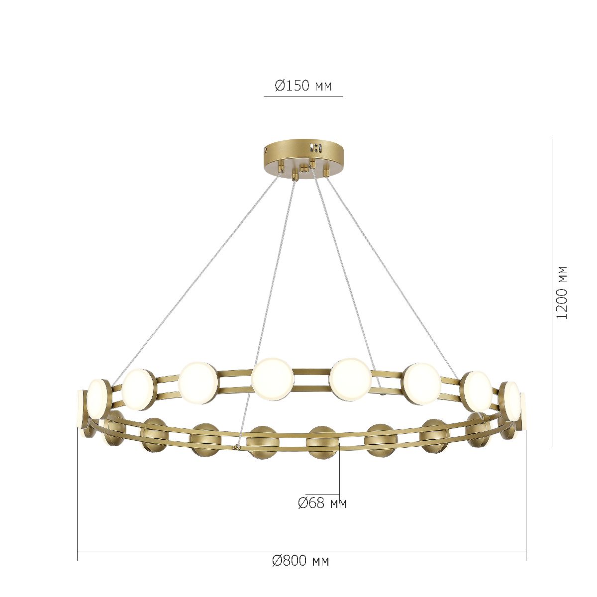 Подвесная люстра ST Luce Monro SL6610.203.20 Подвесная люстра ST Luce Monro SL6610.203.20