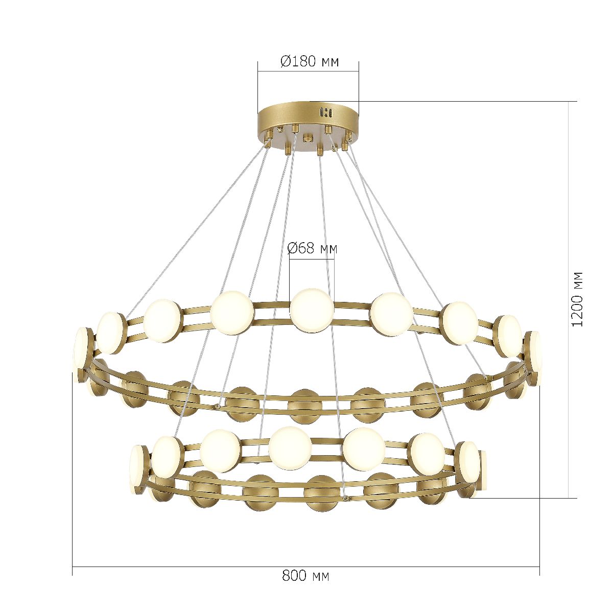 Подвесная люстра ST Luce Monro SL6610.203.36 Подвесная люстра ST Luce Monro SL6610.203.36