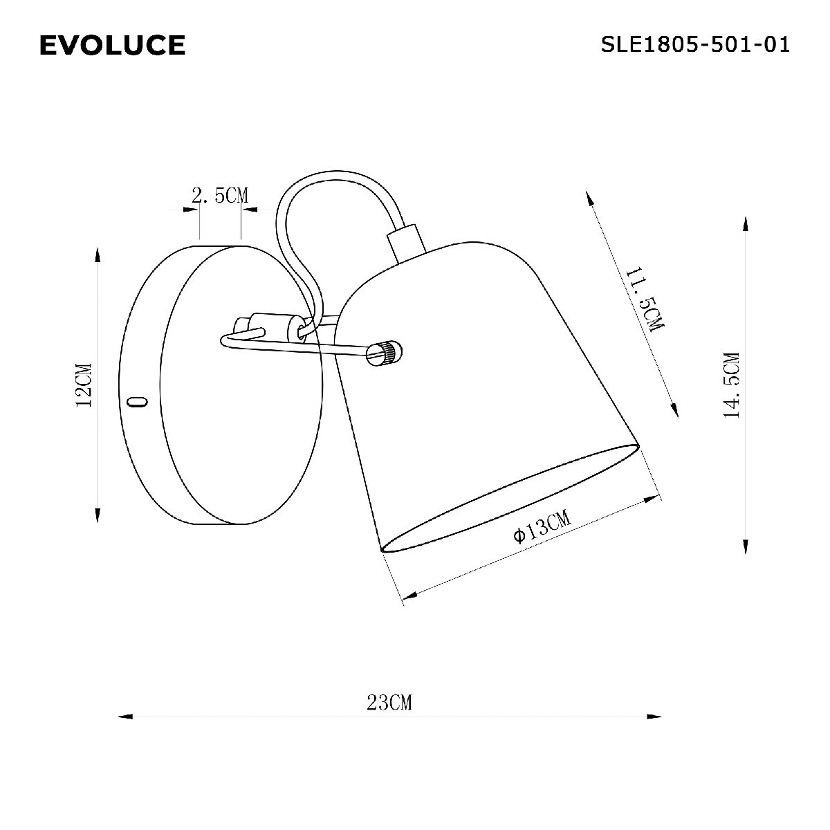 Бра Evoluce Blank SLE1805-501-01 Бра Evoluce Blank SLE1805-501-01