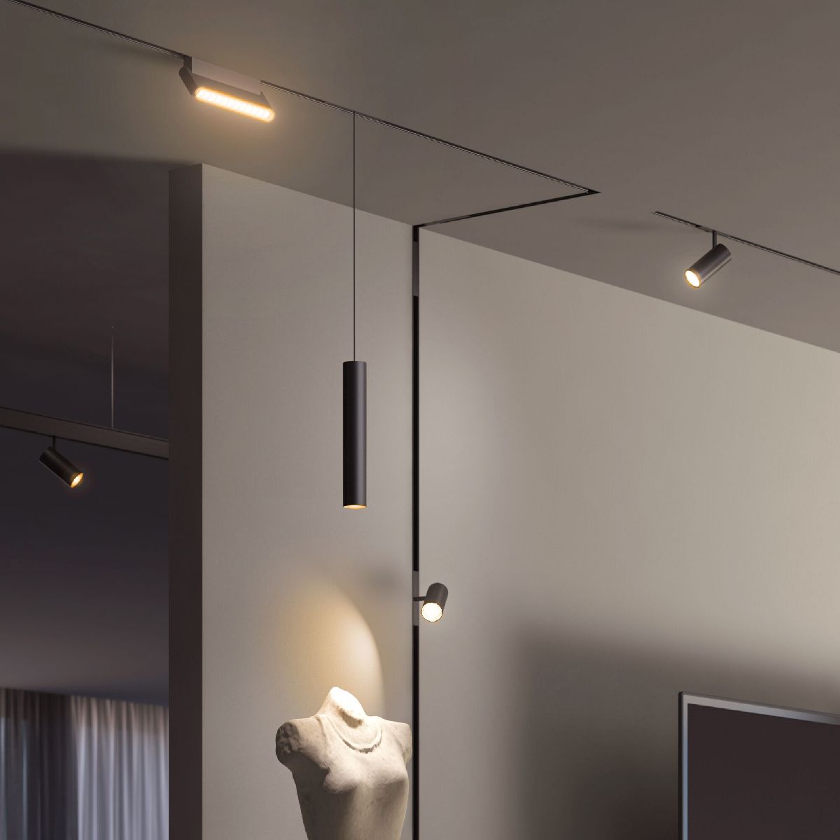 Трековый магнитный светильник Elektrostandard Slim Magnetic 4690389206528 85013/01 a067380 Трековый магнитный светильник Elektrostandard Slim Magnetic 4690389206528 85013/01 a067380