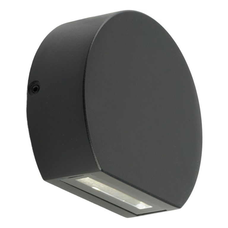 Уличный настенный светильник Feron Дели DH500, 6W, 55Lm, 3000/4000/6400К, черный