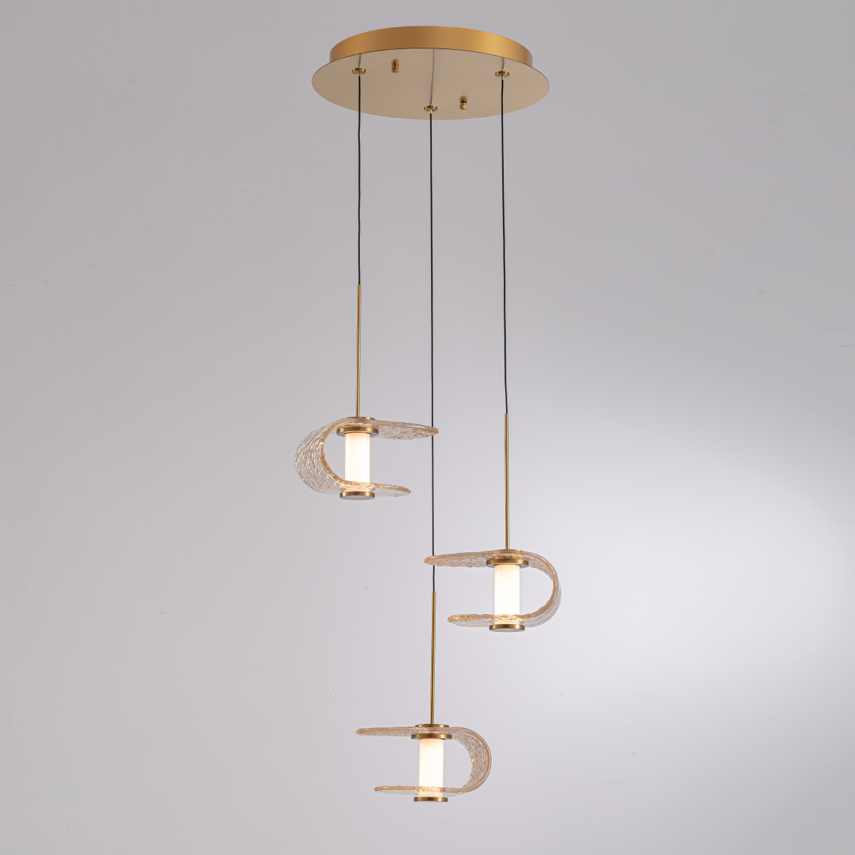 Подвесной светильник Delight Collection MD24020901-3A gold/cognac Подвесной светильник Delight Collection MD24020901-3A gold/cognac