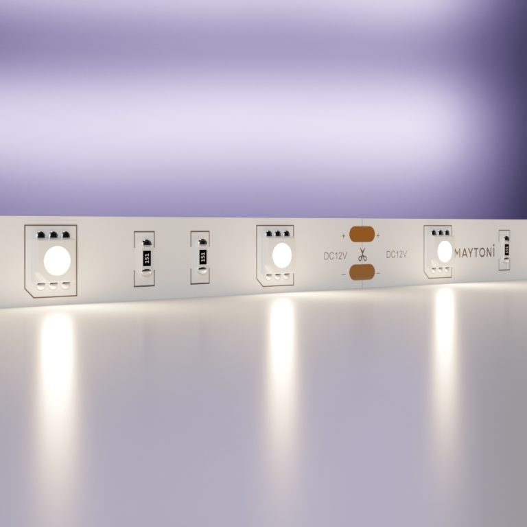 Светодиодная лента Maytoni Technical 12В 5050 7,2Вт/м 4000K IP20 10121