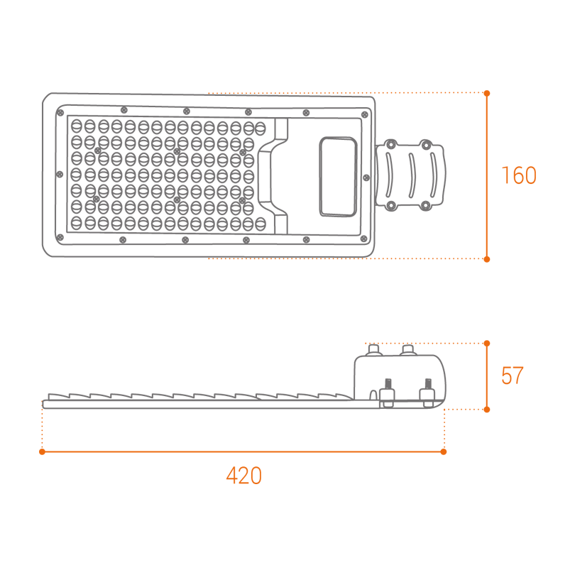 Уличный консольный светильник Wolta STL-100W/04 Уличный консольный светильник Wolta STL-100W/04