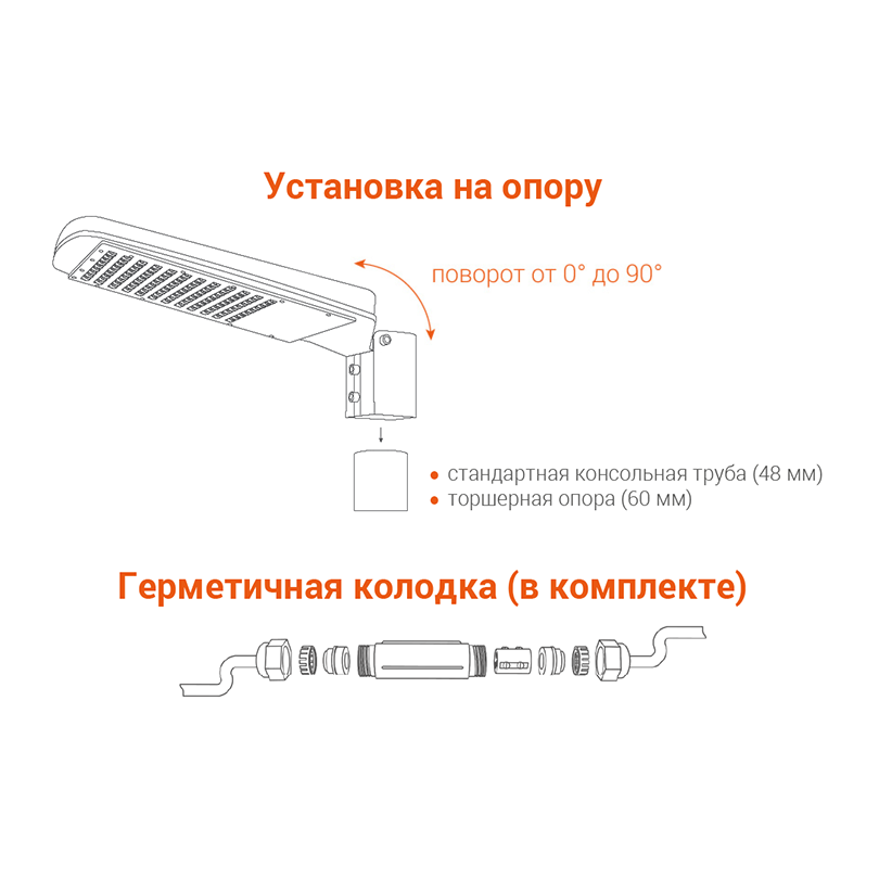 Уличный консольный светильник Wolta STL-120W03 Уличный консольный светильник Wolta STL-120W03
