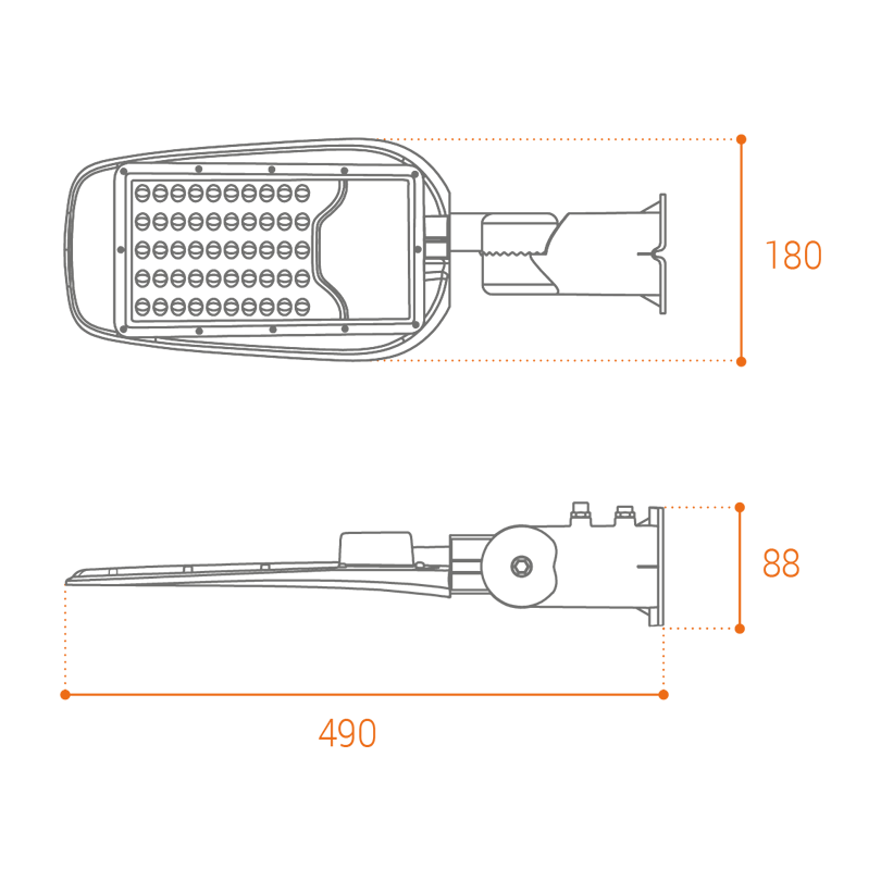 Уличный консольный светильник Wolta STL-40W/05 Уличный консольный светильник Wolta STL-40W/05