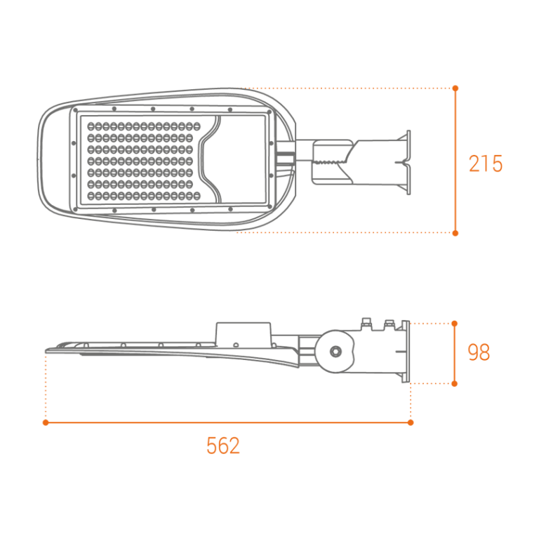 Уличный консольный светильник Wolta STL-70W/05