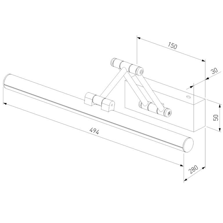Подсветка для картин Elektrostandard Monza LED 40128/LED черный 4690389198434 a064137