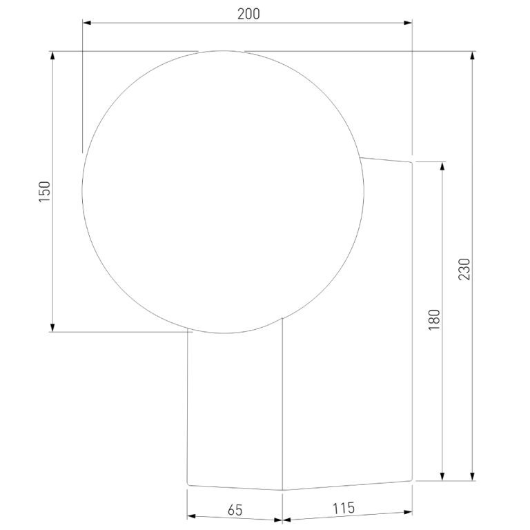 Уличный настенный светильник Elektrostandard Gravity 35166/U черный 4690389195099 a062885