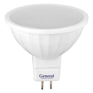 Светодиодная лампа General GLDEN-MR16-10-GU5.3-12-4500 661022