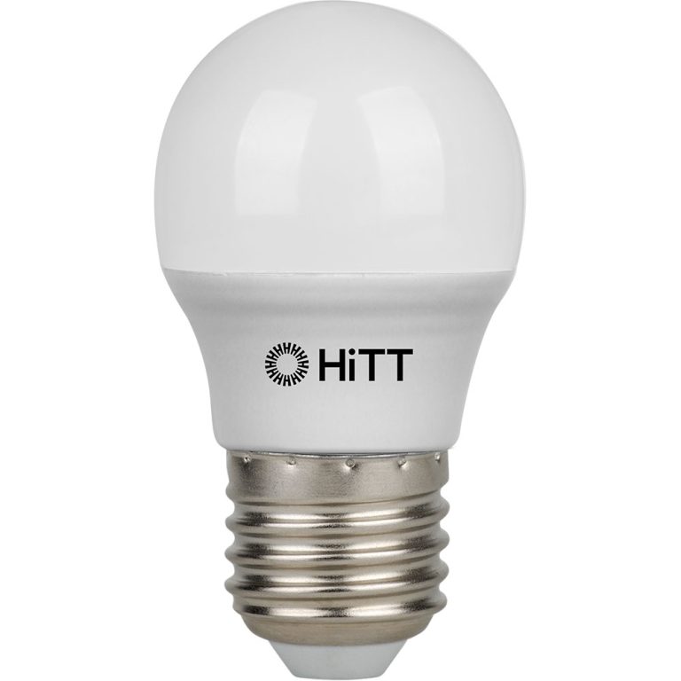 Светодиодная лампа HiTT HiTT-PL-G45-15-230-E27-6500 7010054