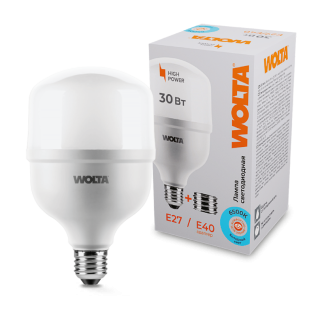 Светодиодная лампа Wolta 25WHP30E27/40