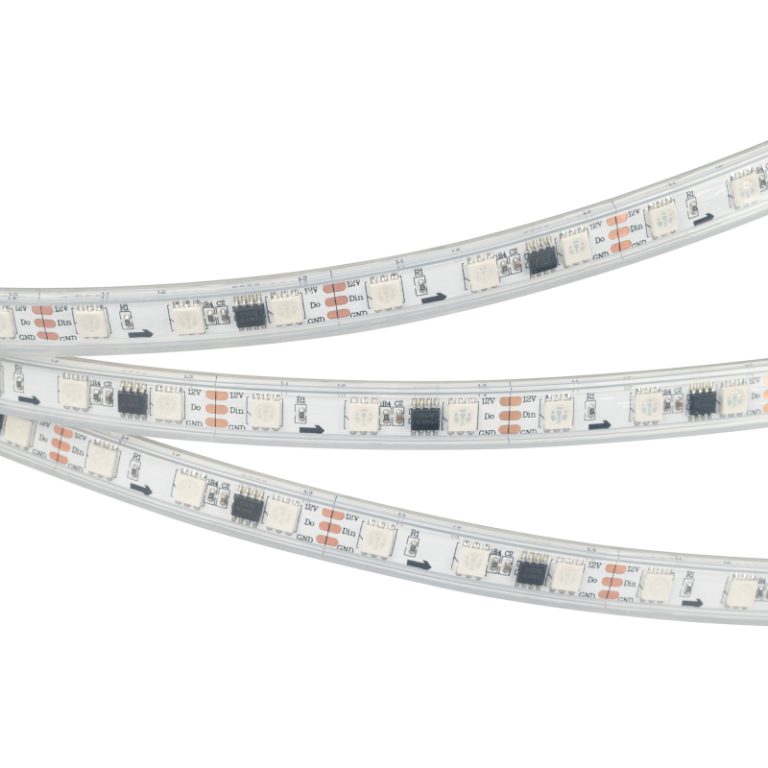 Светодиодная лента Arlight герметичная SPI-P-B60-12mm 12V RGB-PX3 (14.4W/m, IP66, 5060, 5m) 026365(3)