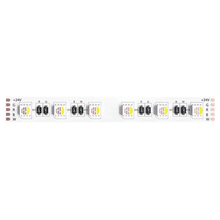 Светодиодная лента Arte Lamp Tape 24В 14,4Вт/м 4000К 5м IP20 A2406012-01-RGB4K