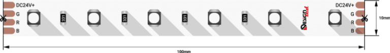 Светодиодная лента DesignLed DSG3A60-24-RGB-33 002843