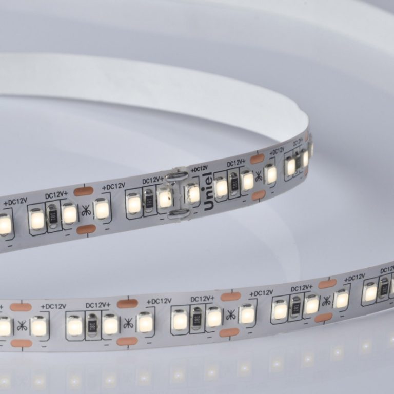 Светодиодная лента Uniel ULS-M14-2835-168LED/m-10mm-IP20-DC12V-14W/m-5M-4000K PROFI катушка в герметичной упаковке