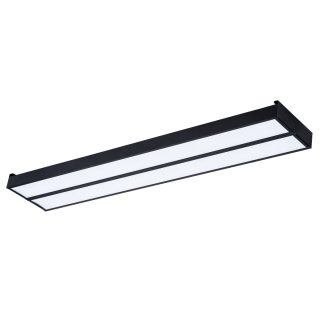 Светодиодная панель Uniel ULO-K15A 2x16W/4000K/L100 IP44 BLACK UL-00012588