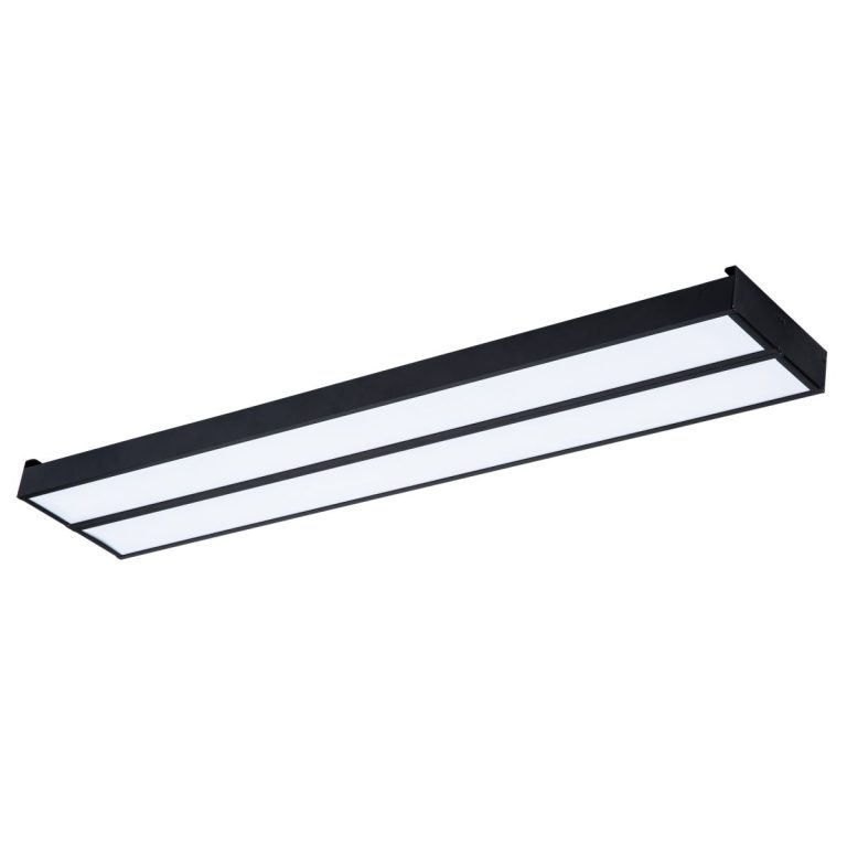 Светодиодная панель Uniel ULO-K15A 2x16W/4000K/L100 IP44 BLACK UL-00012588