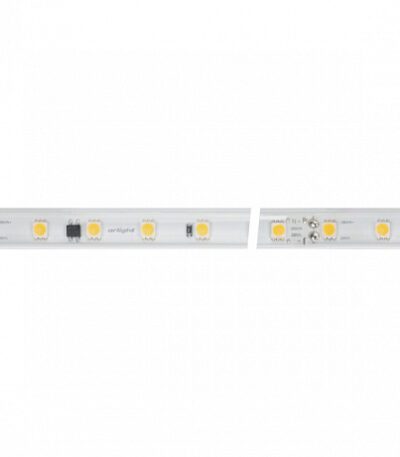Светодиодная влагозащищенная лента Arlight 8W/m 54LED/m 5060SMD дневной белый 50M 027057(2)