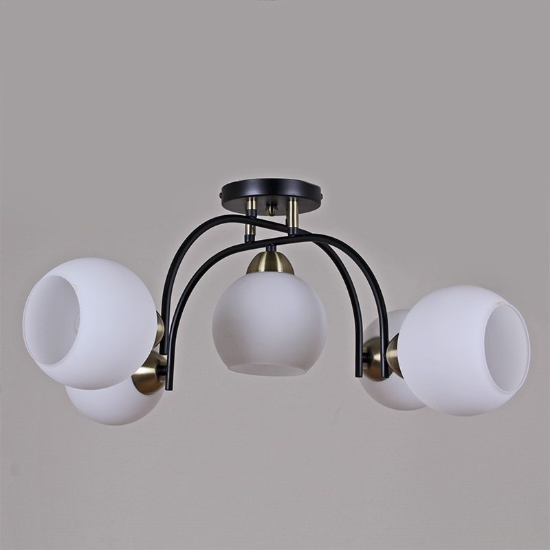 Люстра на штанге Illumico IL0250-5CSQ-79 BK AB Люстра на штанге Illumico IL0250-5CSQ-79 BK AB