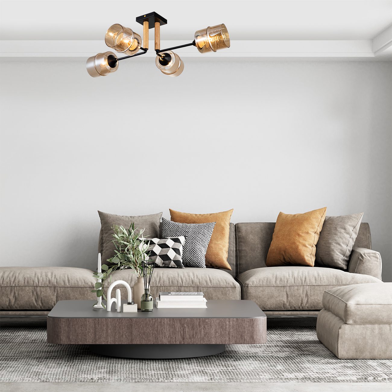 Потолочная люстра Escada Mondrian 699/4P Потолочная люстра Escada Mondrian 699/4P