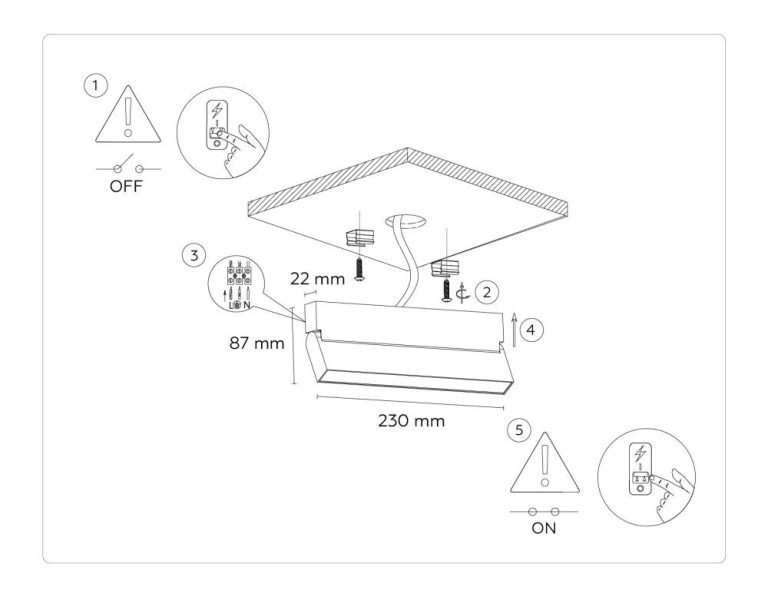 Настенно-потолочный светильник Ambrella Light Move TA1818