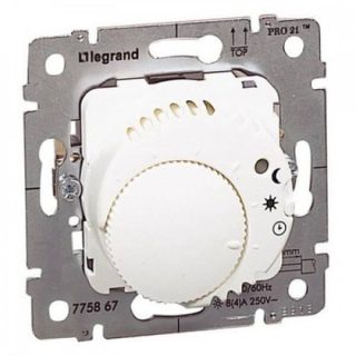 Термостат Legrand Galea Life с подсветкой НЗ контактом белый 775867