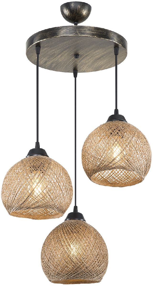 Подвесной светильник Toplight Lizbeth TL1612R-03DB Подвесной светильник Toplight Lizbeth TL1612R-03DB