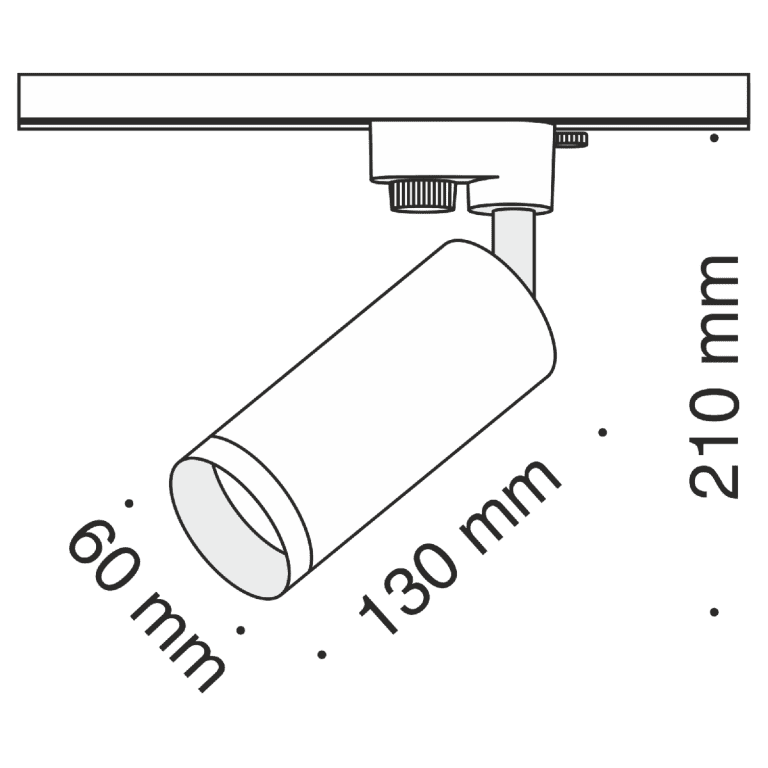 Трековый светильник Maytoni Focus TR004-1-GU10-MG