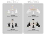 Люстра на штанге Ambrella Light Loft TR82211