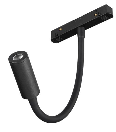 Трековый магнитный светильник Arlight MAG-ORIENT-SPOT-FLEX-R25-3W Day4000 (BK, 24 deg, 48V) 044647
